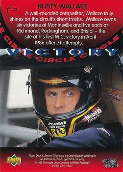 1997 Collector's Choice - Victory Circle #VC3 Rusty Wallace Back