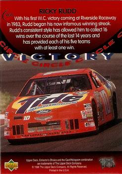 1997 Collector's Choice - Victory Circle #VC8 Ricky Rudd Back