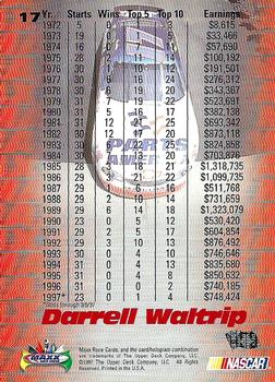 1997 Maxx #17 Darrell Waltrip Back