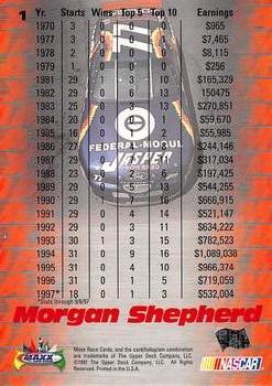 1997 Maxx #1 Morgan Shepherd Back