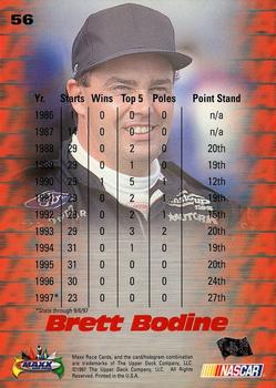 1997 Maxx #56 Brett Bodine's Car Back