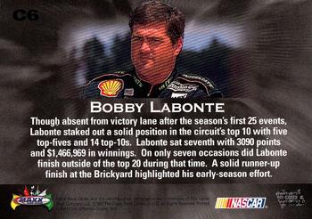 1997 Maxx - Chase the Champion #C6 Bobby Labonte Back