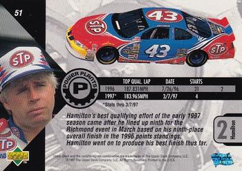 1997 Upper Deck Road to the Cup #51 Bobby Hamilton Back
