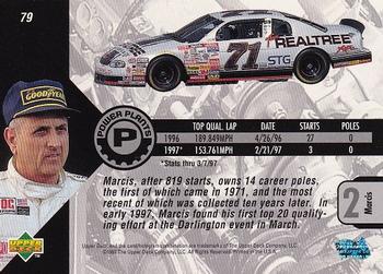 1997 Upper Deck Road to the Cup #79 Dave Marcis Back
