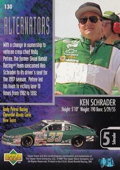 1997 Upper Deck Road to the Cup #130 Ken Schrader Back