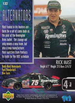 1997 Upper Deck Road to the Cup #132 Rick Mast Back