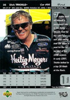 1997 Upper Deck Road to the Cup #36 Dick Trickle Back