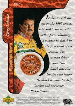 1997 Upper Deck Road to the Cup - Million Dollar Memoirs #MM4 Terry Labonte Back