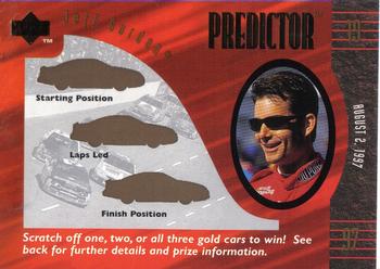 1997 Upper Deck Road to the Cup - Predictor Plus #+11 Jeff Gordon Front