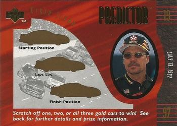 1997 Upper Deck Road to the Cup - Predictor Plus #+6 Ernie Irvan Front