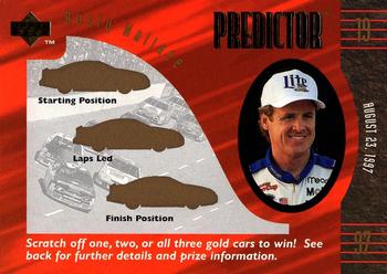 1997 Upper Deck Road to the Cup - Predictor Plus #+14 Rusty Wallace Front