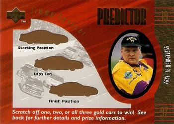 1997 Upper Deck Road to the Cup - Predictor Plus #+18 Jimmy Spencer Front