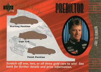 1997 Upper Deck Road to the Cup - Predictor Plus #+21 Jeff Burton Front