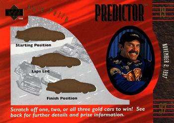 1997 Upper Deck Road to the Cup - Predictor Plus #+25 Kyle Petty Front