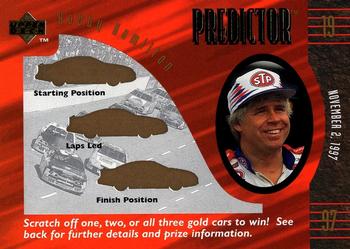 1997 Upper Deck Road to the Cup - Predictor Plus #+26 Bobby Hamilton Front