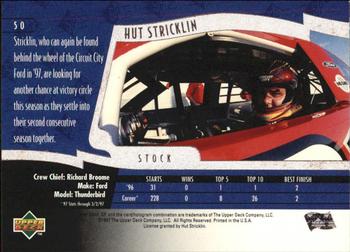 1997 SP #50 Hut Stricklin's Car Back