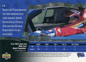 1997 SP #58 Ted Musgrave's Car Back