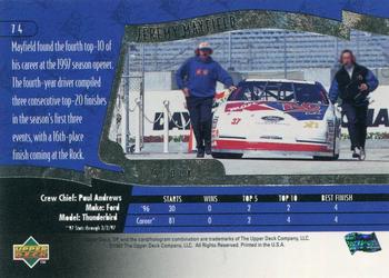 1997 SP #74 Jeremy Mayfield's Car Back