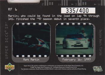1997 SP - Race Film #RF 6 Mark Martin Back