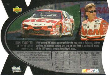 1997 SPx #14 John Andretti Back