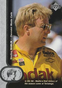 1997 Upper Deck Victory Circle #4 Sterling Marlin Front