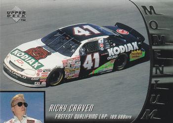 1997 Upper Deck Victory Circle #53 Ricky Craven Front
