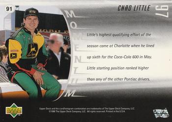 1997 Upper Deck Victory Circle #91 Chad Little Back
