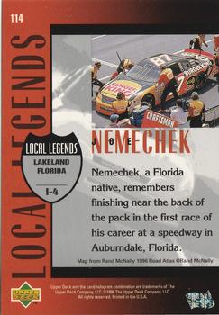 1997 Upper Deck Victory Circle #114 Joe Nemechek Back