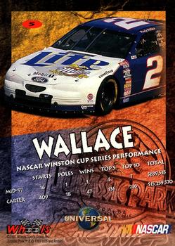 1997 Wheels Jurassic Park #5 Rusty Wallace Back
