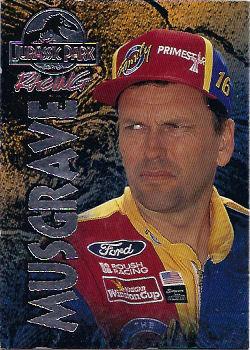 1997 Wheels Jurassic Park #9 Ted Musgrave Front