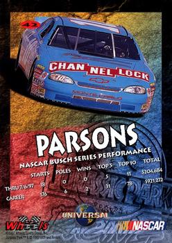 1997 Wheels Jurassic Park #42 Phil Parsons Back