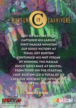 1997 Wheels Jurassic Park - Carnivore #C9 Jeff Burton Back