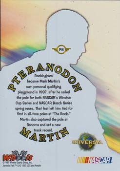 1997 Wheels Jurassic Park - Pteranodon #P8 Mark Martin Back