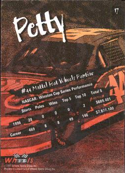 1997 Wheels Predator #17 Kyle Petty Back