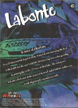 1997 Wheels Predator #45 Terry Labonte Back