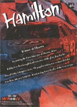 1997 Wheels Predator #46 Bobby Hamilton Back