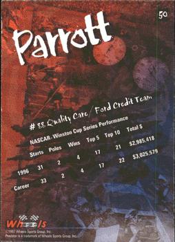 1997 Wheels Predator #50 Todd Parrott Back