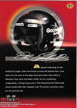 1997 Wheels Predator - Eye of the Tiger #ET1 Dale Earnhardt Back
