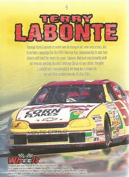 1997 Wheels Race Sharks #4 Terry Labonte Back