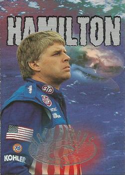 1997 Wheels Race Sharks #10 Bobby Hamilton Front