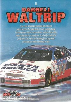 1997 Wheels Race Sharks #11 Darrell Waltrip Back
