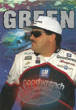 1997 Wheels Race Sharks #28 Jeff Green Front