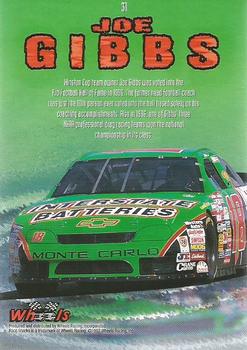 1997 Wheels Race Sharks #31 Joe Gibbs Back