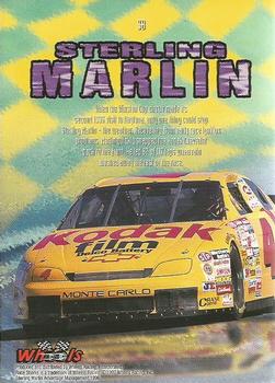 1997 Wheels Race Sharks #38 Sterling Marlin Back