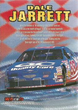 1997 Wheels Race Sharks #41 Dale Jarrett Back