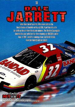 1997 Wheels Race Sharks #30 Dale Jarrett Back