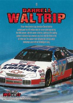 1997 Wheels Race Sharks - Great White #11 Darrell Waltrip Back