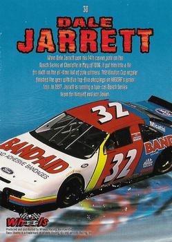 1997 Wheels Race Sharks - Great White #30 Dale Jarrett Back