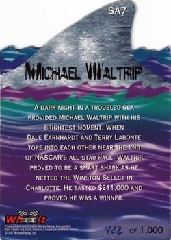 1997 Wheels Race Sharks - Shark Attack #SA7 Michael Waltrip Back