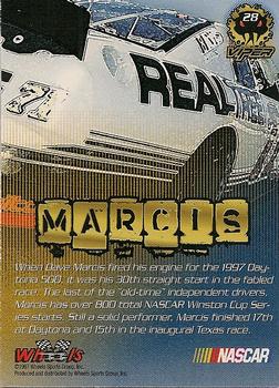 1997 Wheels Viper #28 Dave Marcis Back